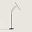 Pantographe reading floor lamp with LED ring, View: Worn, worn, view 1 of 4
