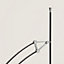Pantographe reading floor lamp with LED ring, View: Worn, worn, view 3 of 4