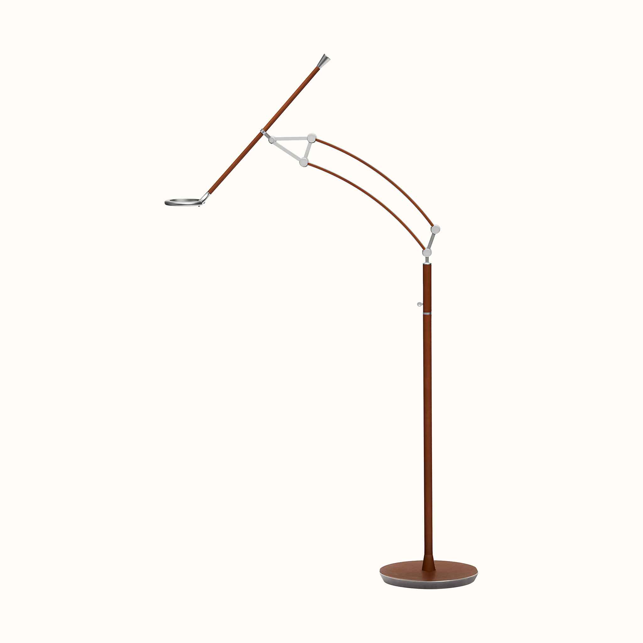 Pantographe Universal Reading Floor Lamp With Led Ring