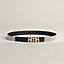 Parade belt buckle & Toile H Plume leather strap 24&nbsp;mm, View: , view 1 of 3