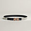 Parade belt buckle & Toile H Plume leather strap 24&nbsp;mm, View: , view 1 of 3