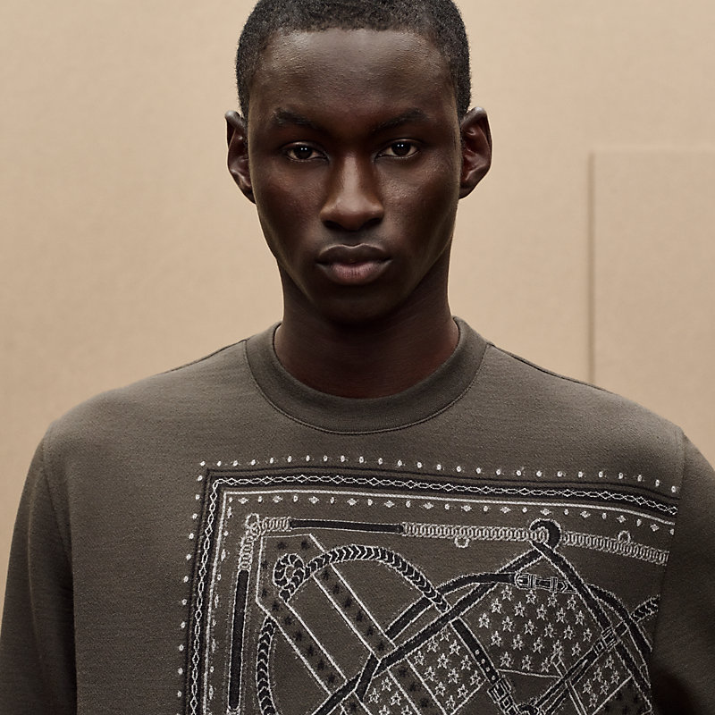 "Parcours Sans Faute Bandana" crewneck sweater, View: , view 4 of 5