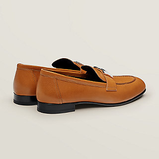 hermes orange loafers