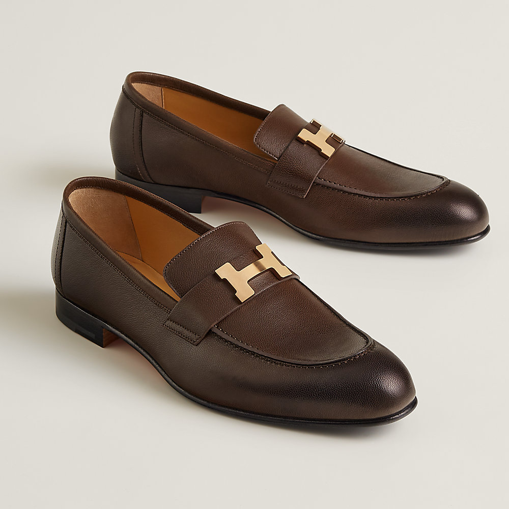 Mens deals hermes loafers