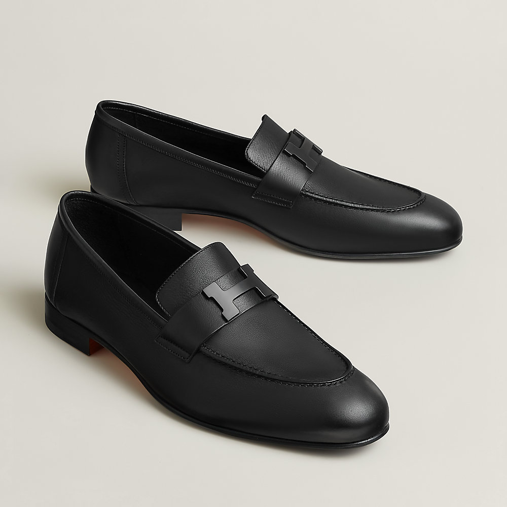 ドレス/ビジネス HERMES LEATHER LOAFER BLACK Paris loafer | Hermès Belgium
