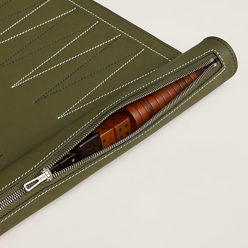 Paris-Louxor foldable backgammon game