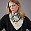 Paris Qui Roule embroidered scarf 70, View: Worn, worn, view 1 of 4