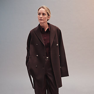 hermes peacoat