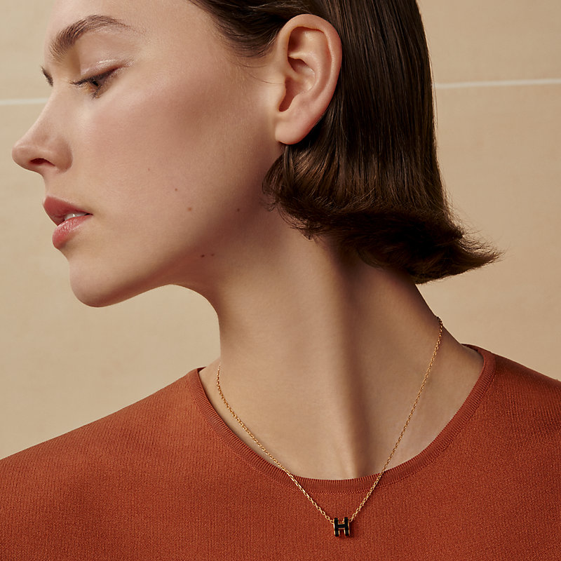 【スタイリッシュ】Collana Medaille OP'H, modello piccolo Pendente Mini Pop H | Hermès Italia