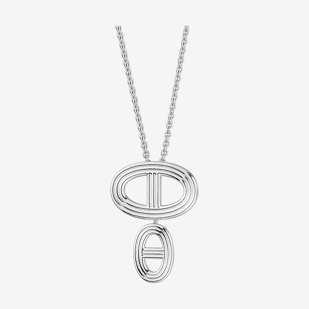 collier hermes argent