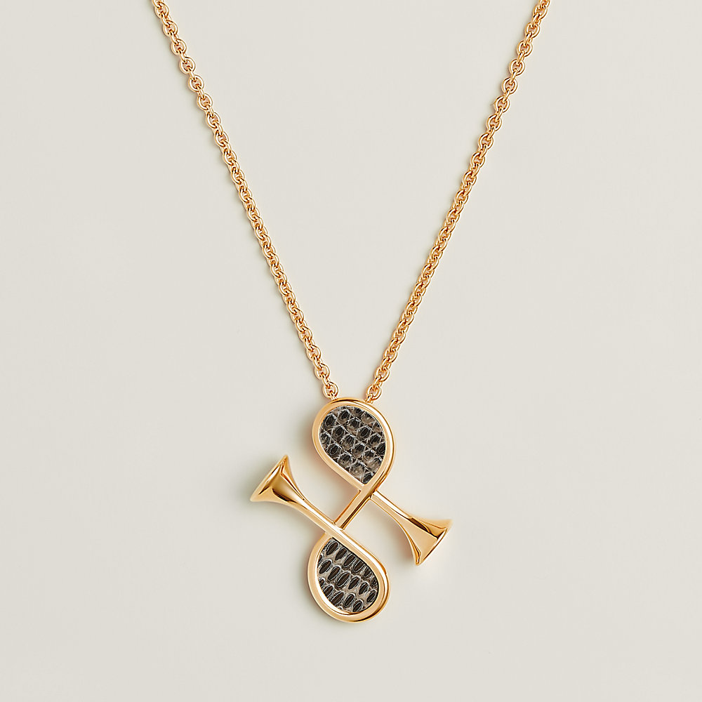 【HERMES】Pendentif Cor H ネックレス Pendentif Cor H | Hermès France