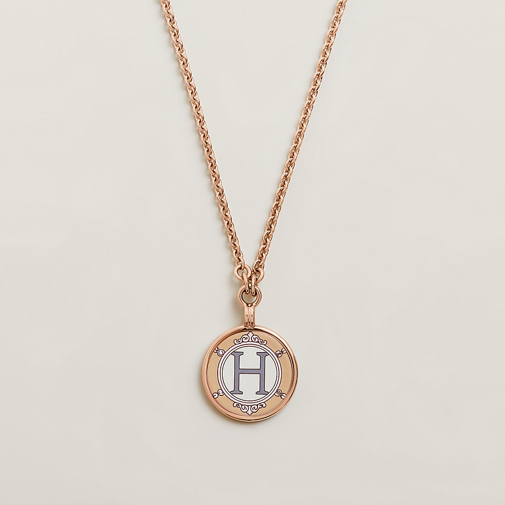 Médaille Hermès Plaqué Or Diamètre 20 Mm - Neuf Sans étiquette - Accessoire écharpe