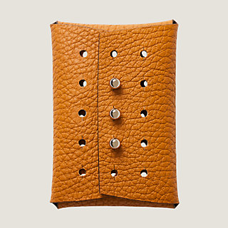 Hermes Petit H Perforated Reversible Change Purse