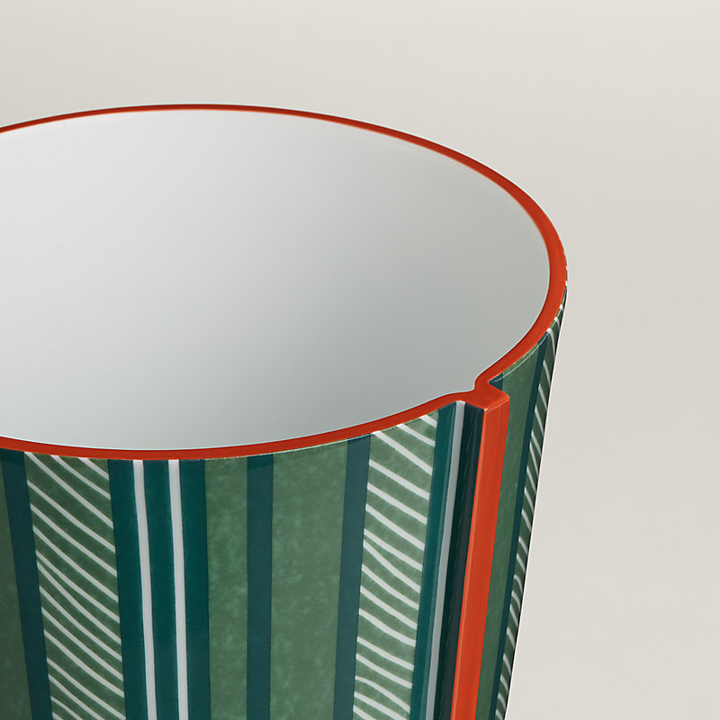Perimetre Palmarum Tartan high vase, large model