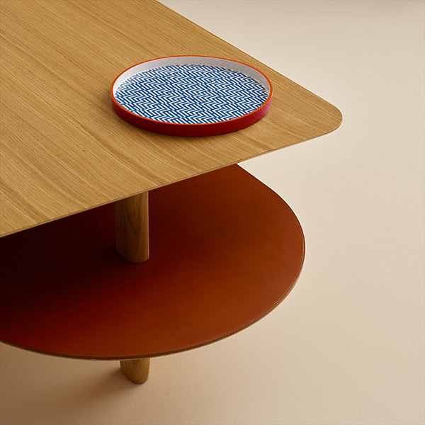 Perimetre Round Tray Large Model Hermès Netherlands - Large Round Trays For Coffee Tables