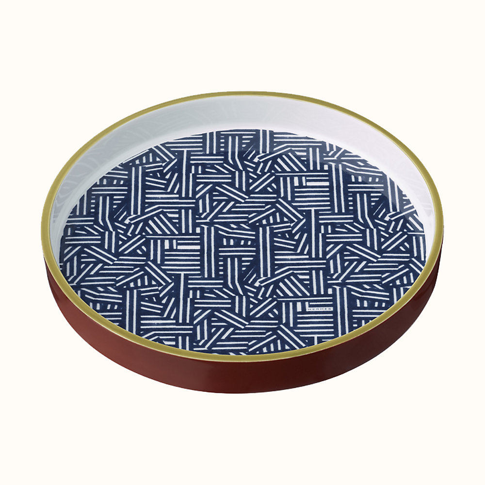 hermes tray round