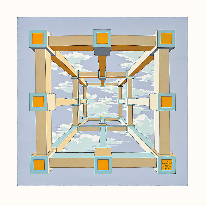 hermes perspective scarf