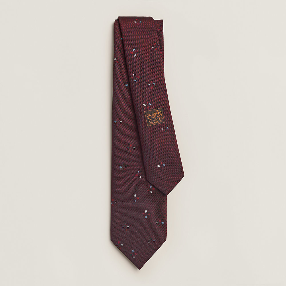 Petales tie - Red | Hermès Australia