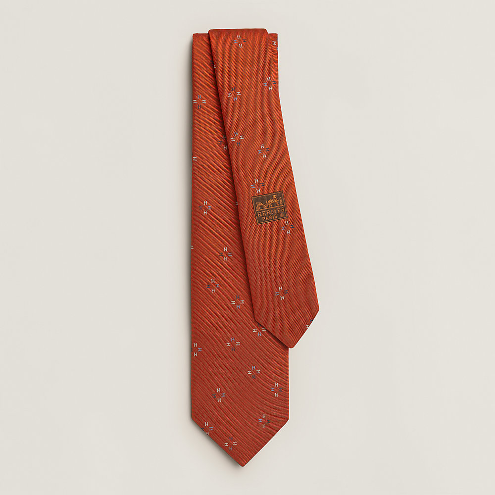 Petales tie - Orange | Hermès Thailand