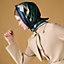 Petit Duc double face scarf 90, View: Worn, worn, view 3 of 6