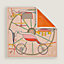 Petit Duc double face scarf 90, View: Flat, flat, view 1 of 5