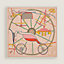 Petit Duc double face scarf 90, View: Flat, flat, view 3 of 5