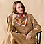 Petit Duc 더블 페이스 스카프 90, 보기: 이미지: 제품 착용 이미지, worn, 1개 중 6번째 보기
