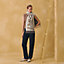 Petite Casaque Coaching scarf, View: Worn, worn, view 1 of 3