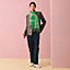 Petite Casaque Noeuds Marins scarf, View: Worn, worn, view 3 of 4