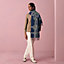 Petite Casaque Noeuds Marins scarf, View: Worn, worn, view 1 of 3