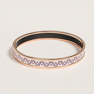 Vintage HERMES BANGLE BRACELET~Palladium-Plated