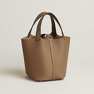 【PLパッチ付き】C・エリクセン ＃２３ トットナム １７／１８（H） Picotin Lock 18 Nata Taurillon Clemence Palladium Hardware Z Stamp