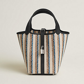 上級者 コーデの差し色にHermesPicotin Lock 18 ポケットバック picotin-lock-18-bag--
