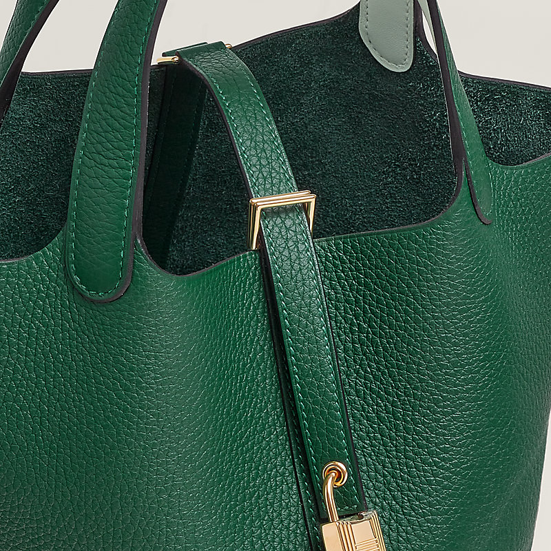 Picotin Lock 18 eclat bag - Green | Hermès UK