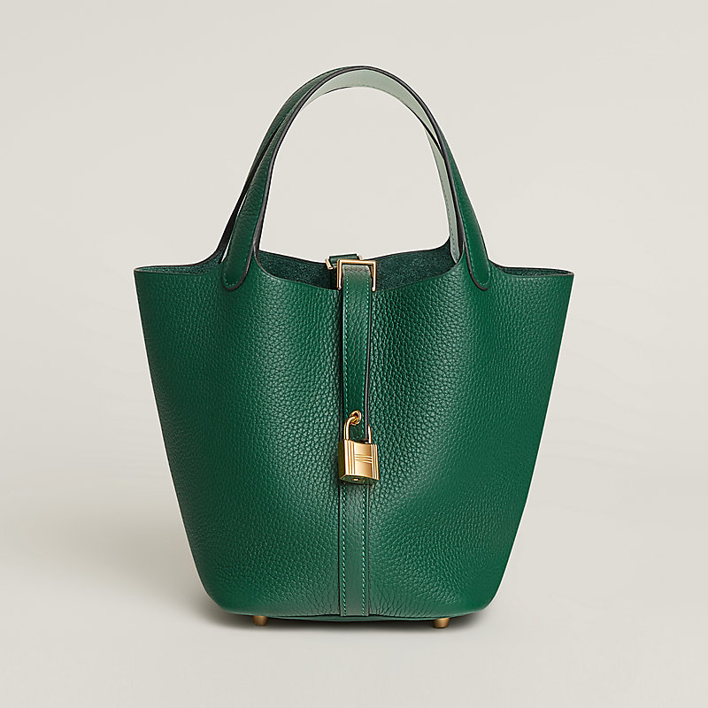 Picotin Lock 18 eclat bag - Green | Hermès UK