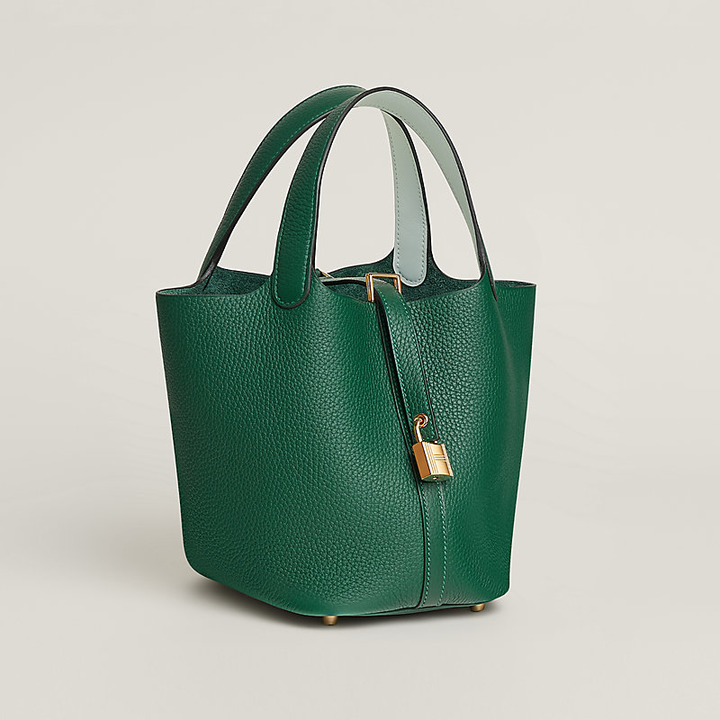 Picotin Lock 18 eclat bag - Green | Hermès UK