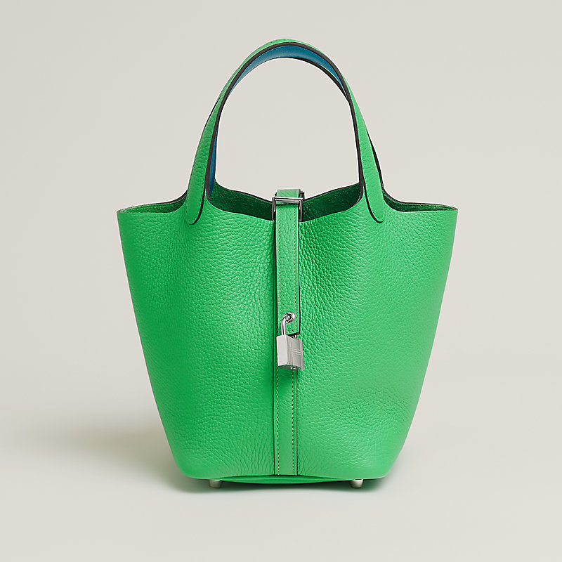 *希少*【HERMES】Picotin Lock 18 eclatバッグ Hermes Picotin Lock 18 Eclat Rouge H Clemence Palladium Hardware