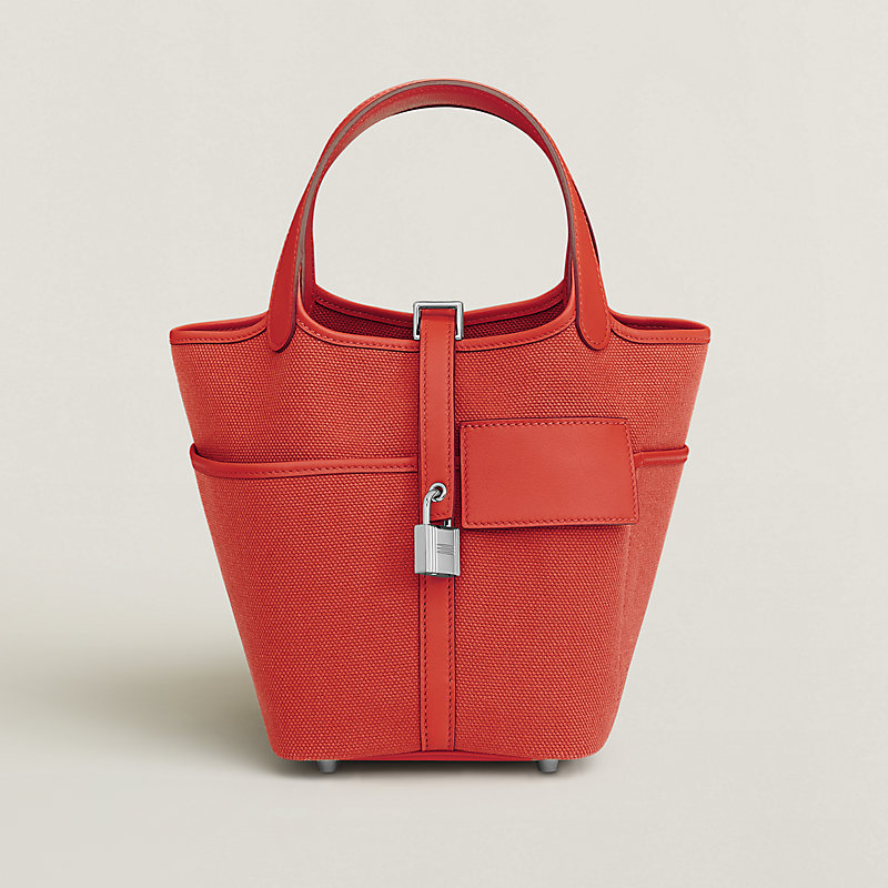 Picotin Lock 18 pocket bag - Orange | Hermès Canada