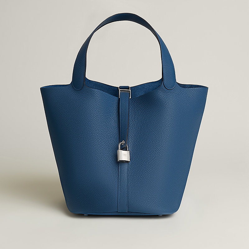 Picotin Lock 26 bag - Blue | Hermès USA