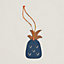 Pineapple and leaf charm, View: Back, back, view 3 of 6