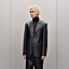 "Pinstripe" Stadium jacket, long model, View: Worn, worn, view 3 of 9
