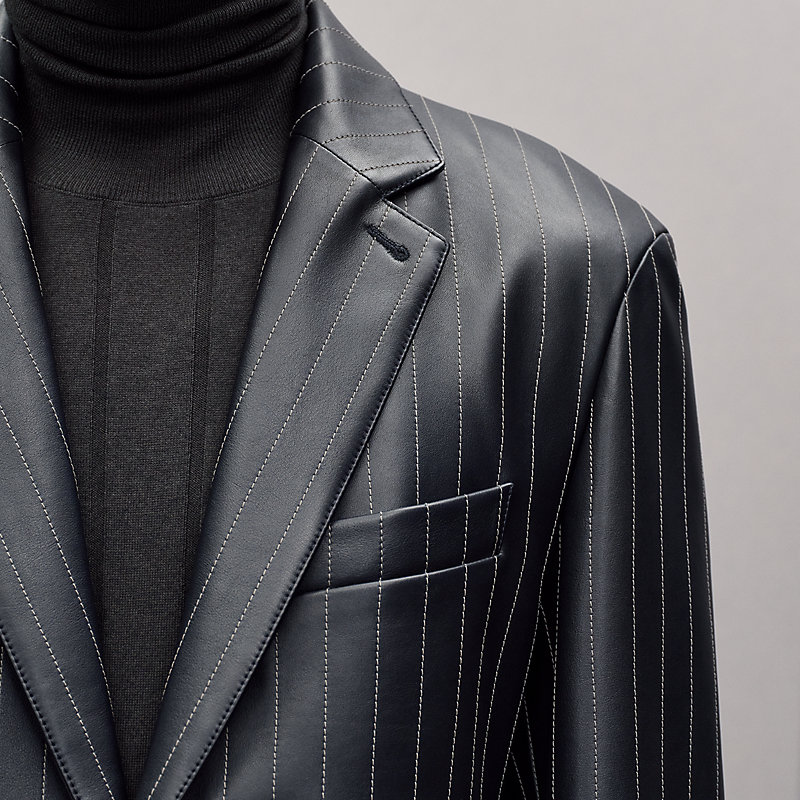"Pinstripe" Stadium西裝外套，長版