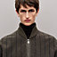 "Pinstripe"夾克, 檢視: 佩戴, worn, 檢視共4張圖片的第6張