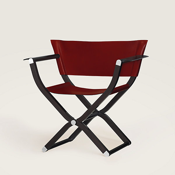 Pippa Folding Armchair Hermès Usa, Folding Leather Chair