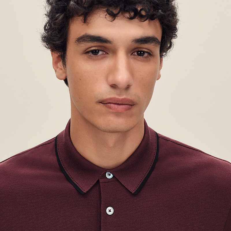 "Piqures sellier" polo shirt