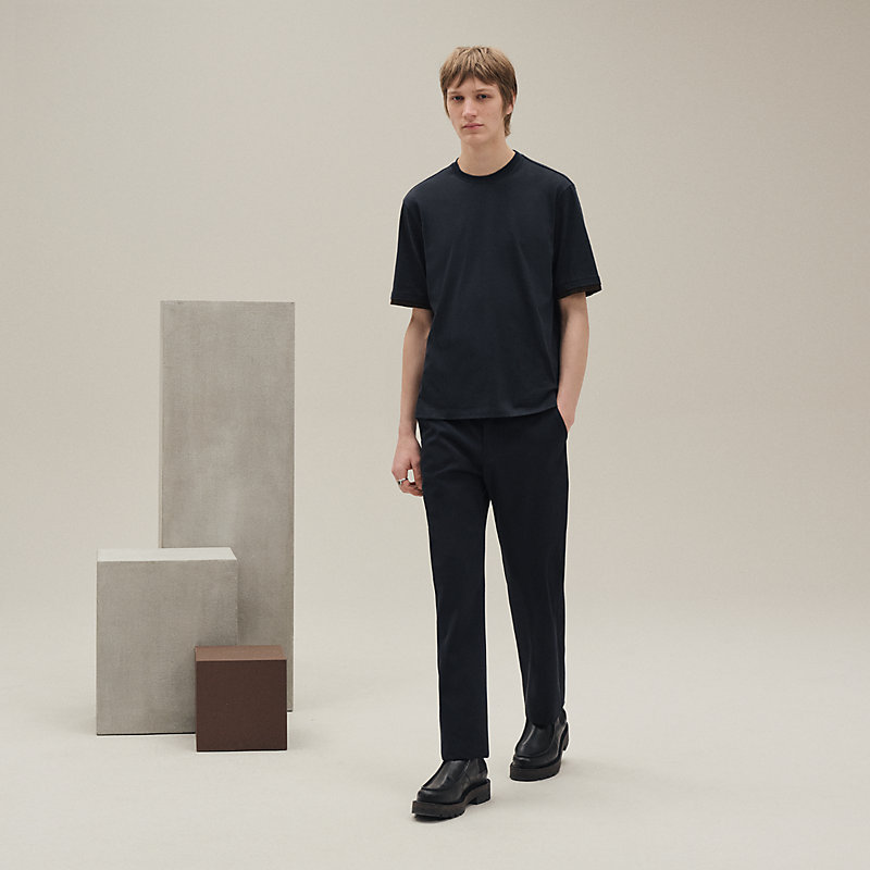 HERMES☆「Piqures sellier」Tシャツ Piqures sellier