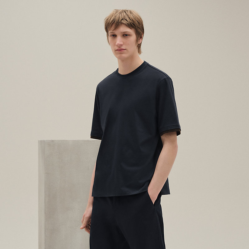 上質なカジュアルHERMES T-shirt detail piqures sellierTシャツ Piqures sellier