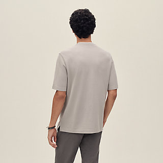 エルメス HERMES *96-7600. Tシャツ Embroidered pocket t-shirt - Black | Hermès USA