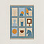 Plaid Les Objets du Faubourg, Vue: Vue à plat, flat, vue 1 sur 5
