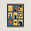Plaid Les Objets du Faubourg, Vue: Vue à plat, flat, vue 1 sur 5